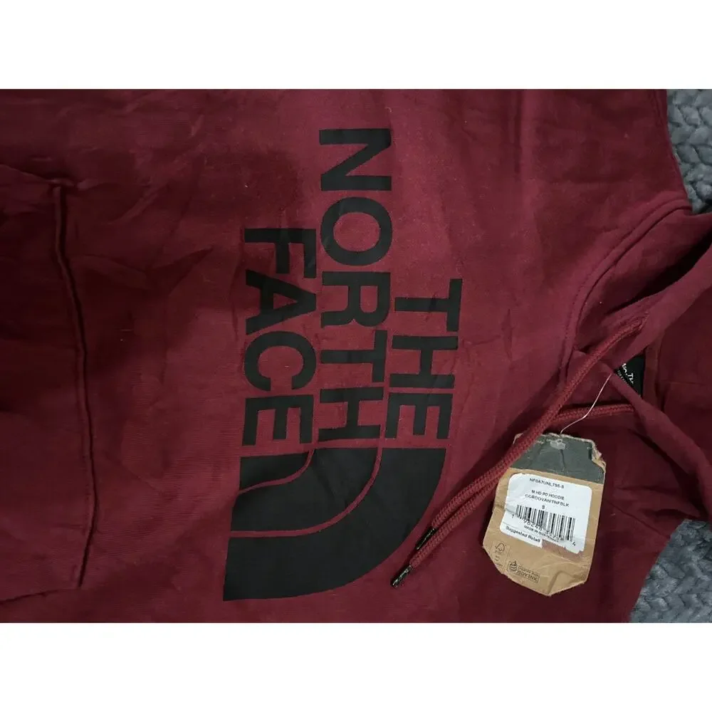 NWT The North Face Circular Design Half Dome Hoodie Mens Small Maroon